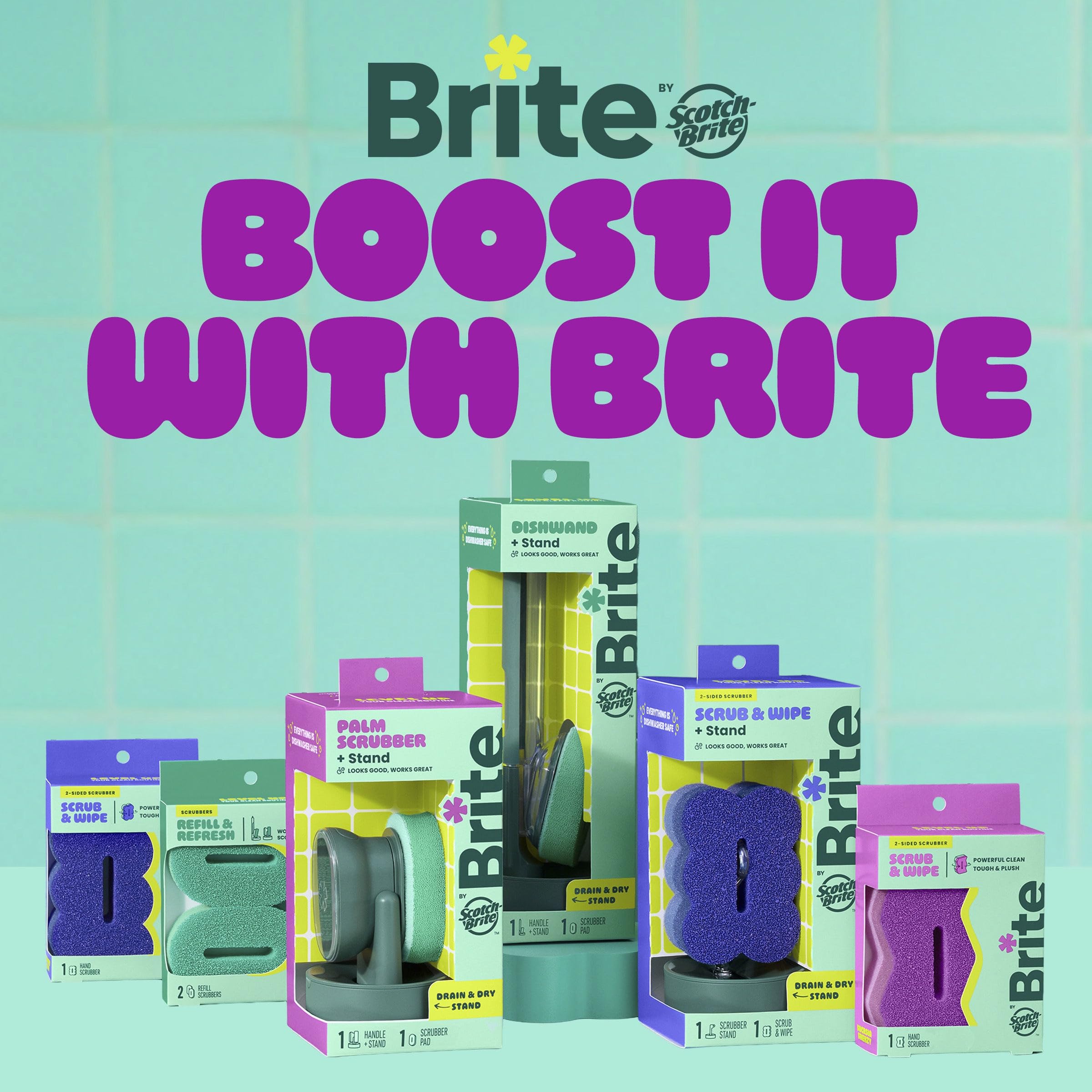 Brite by Scotch-Brite Refill Scrubbers, 2 Pack - Image 8