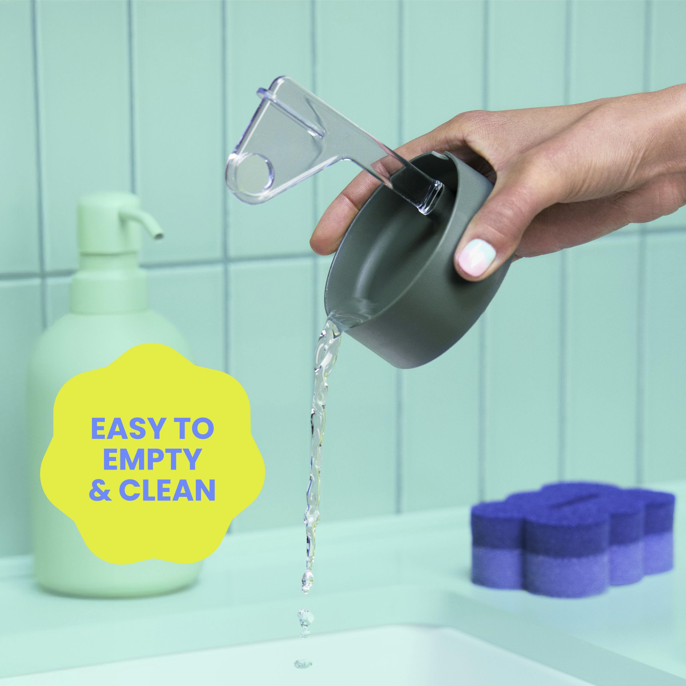 Brite by Scotch-Brite Scrub & Wipe with Drain + Dry Stand, Kitchen Sponge for Washing Dishes, 7 Scrub Sponges - Image 4