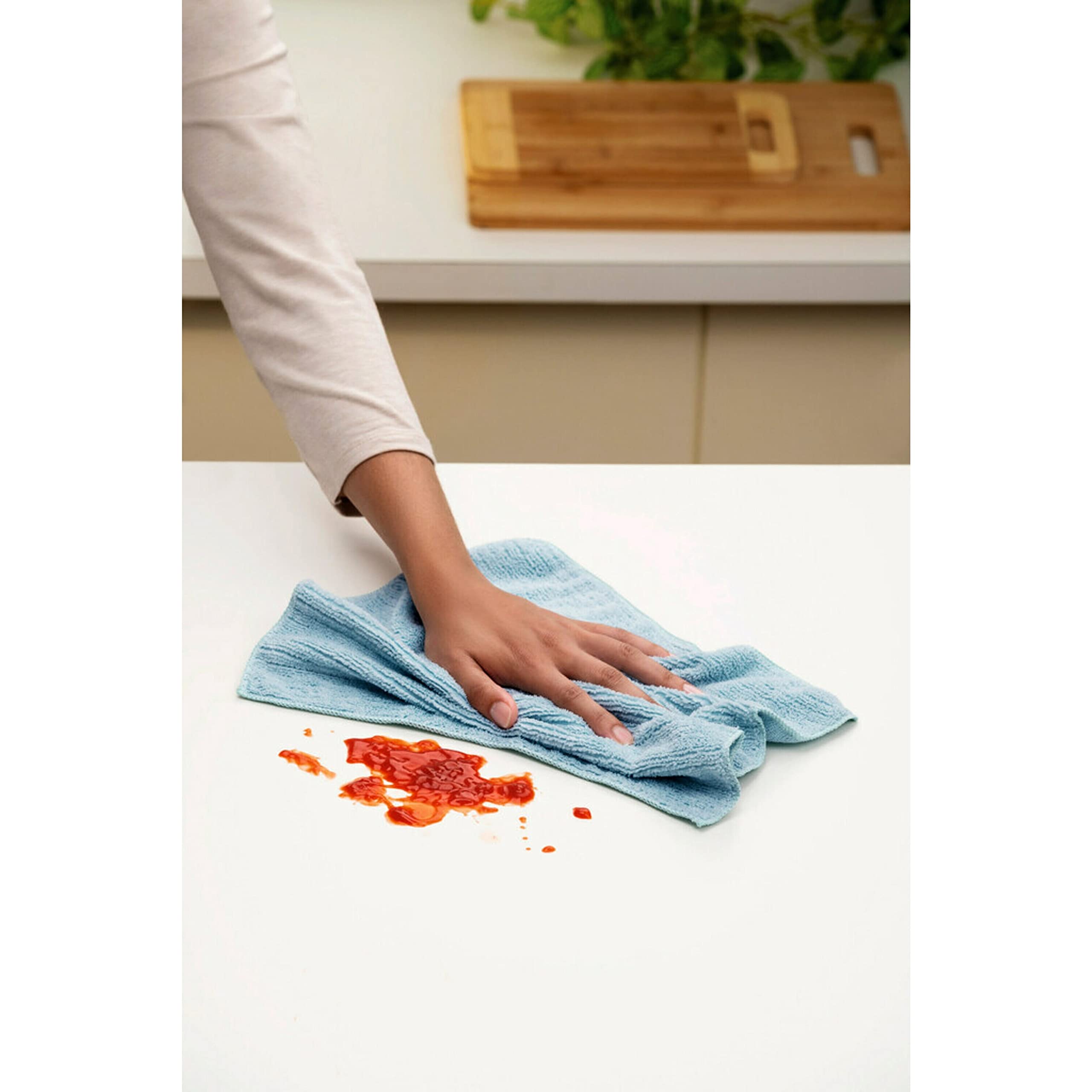 Scotch-Brite 3-in-1 Microfiber Kitchen Cloth (Pack of 2) - Image 4