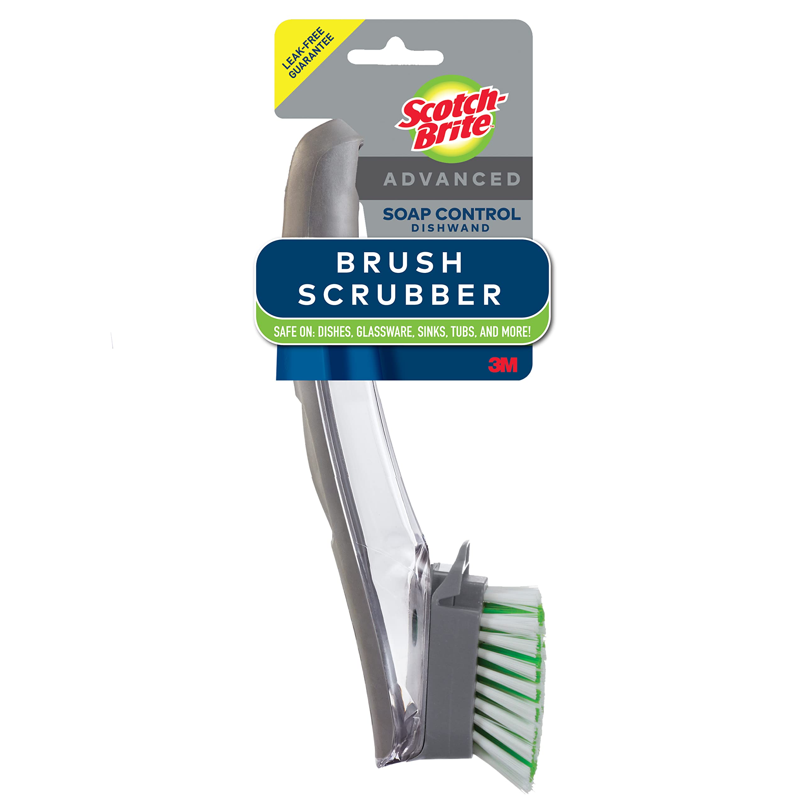 Scotch-Brite Advanced Soap Control Dishwand Brush Scrubber & Non-Scratch Scrub Sponges, for Washing Dishes and Cleaning Kitchen, 6 Scrub Sponges - Image 2