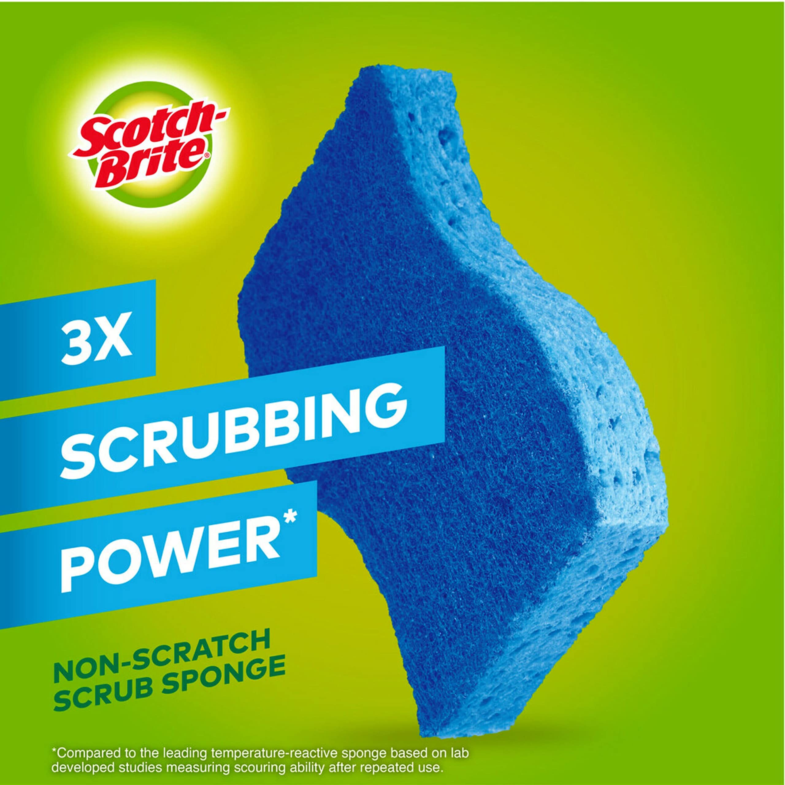 Scotch-Brite Advanced Soap Control Dishwand Brush Scrubber & Non-Scratch Scrub Sponges, for Washing Dishes and Cleaning Kitchen, 6 Scrub Sponges - Image 6