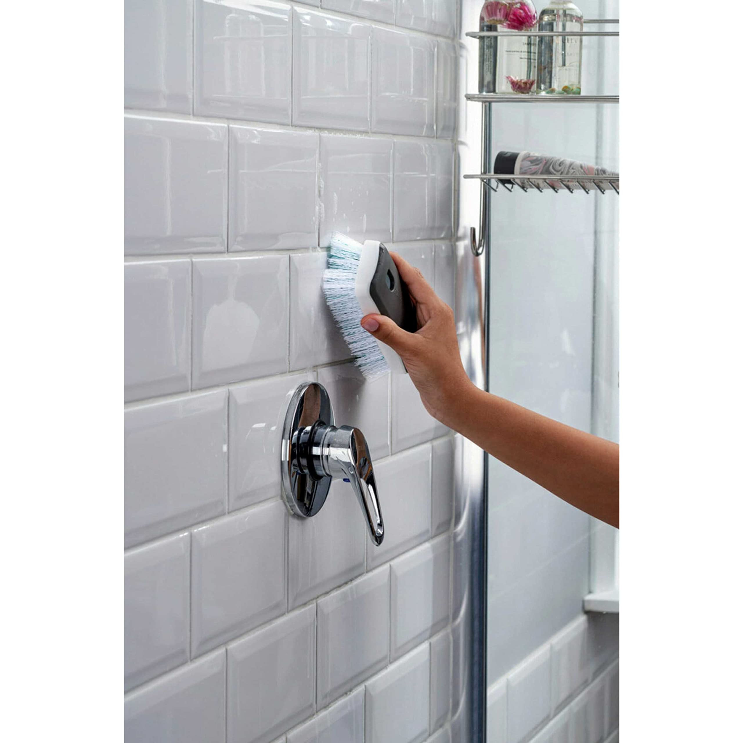 Scotch-Brite Deep Clean Brush, for Tile Floors and Walls, Shower Doors, Tubs, and More (Pack of 2) - Image 2