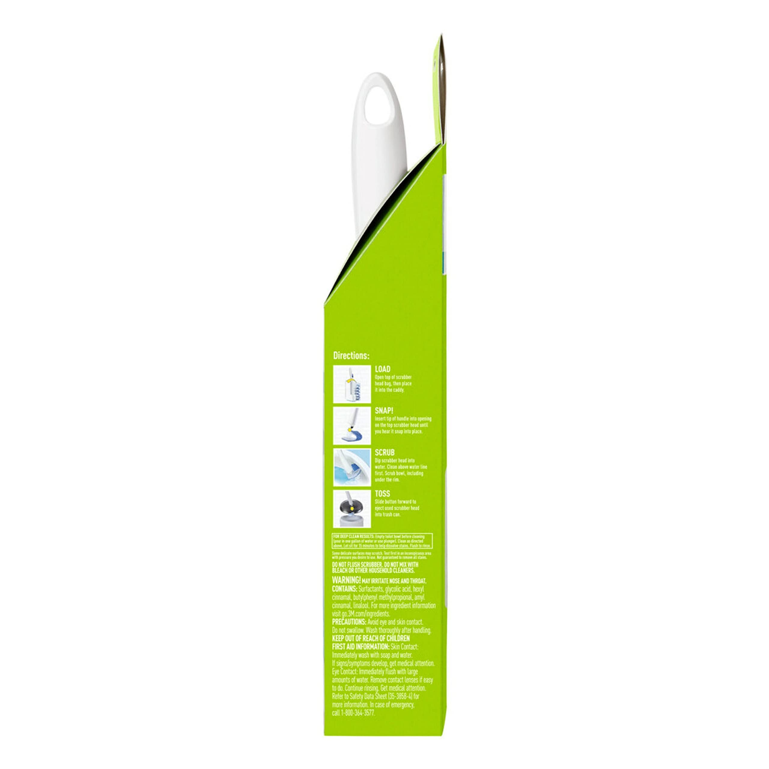 Scotch-Brite Disposable Toilet Scrubber Starter Kit, Disposable Refills with Built-In Bleach Alternative, Includes 1 Handle, Storage Caddy and 5 Refills - Image 15
