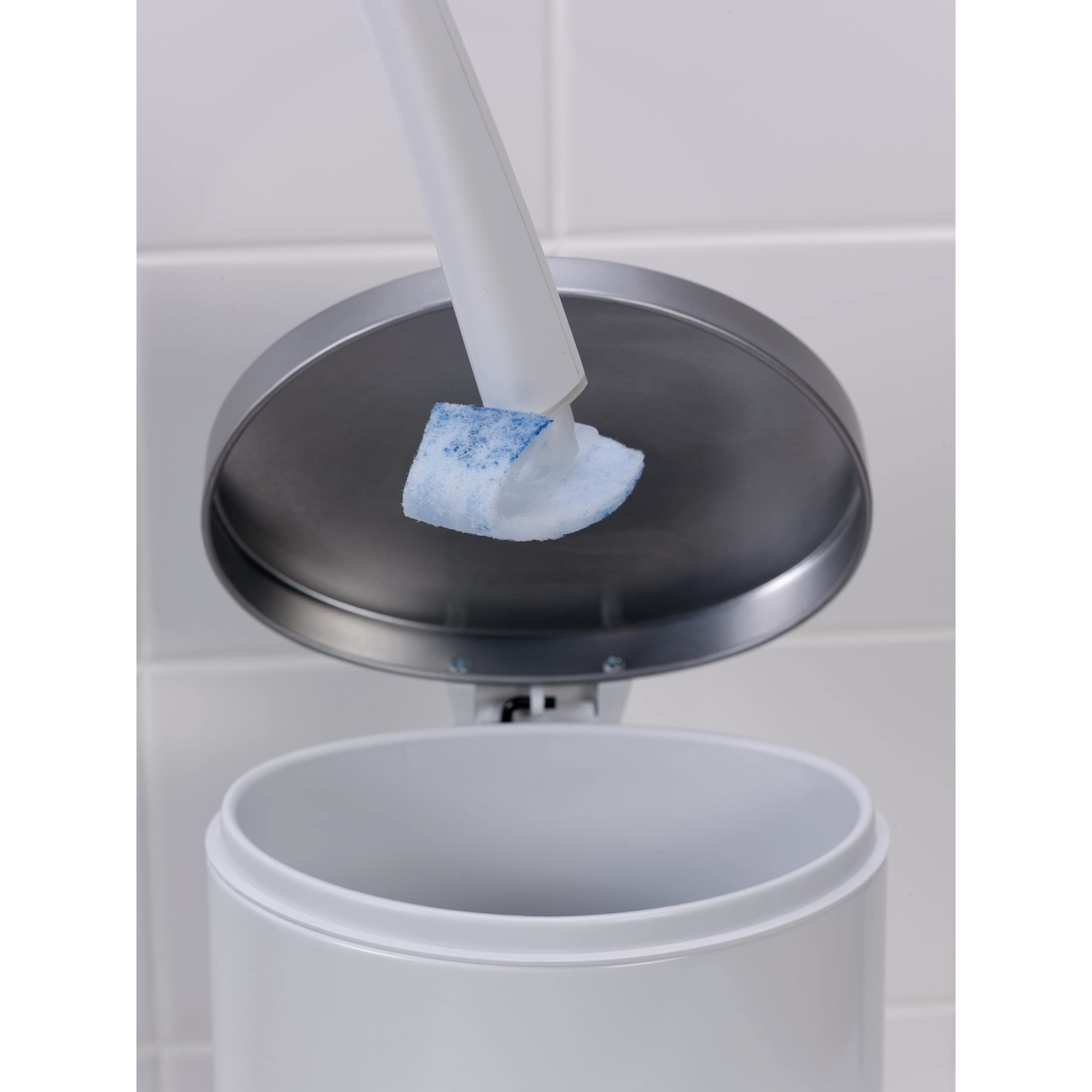 Scotch-Brite Disposable Toilet Scrubber Starter Kit, Disposable Refills with Built-In Bleach Alternative, Includes 1 Handle, Storage Caddy and 5 Refills - Image 16
