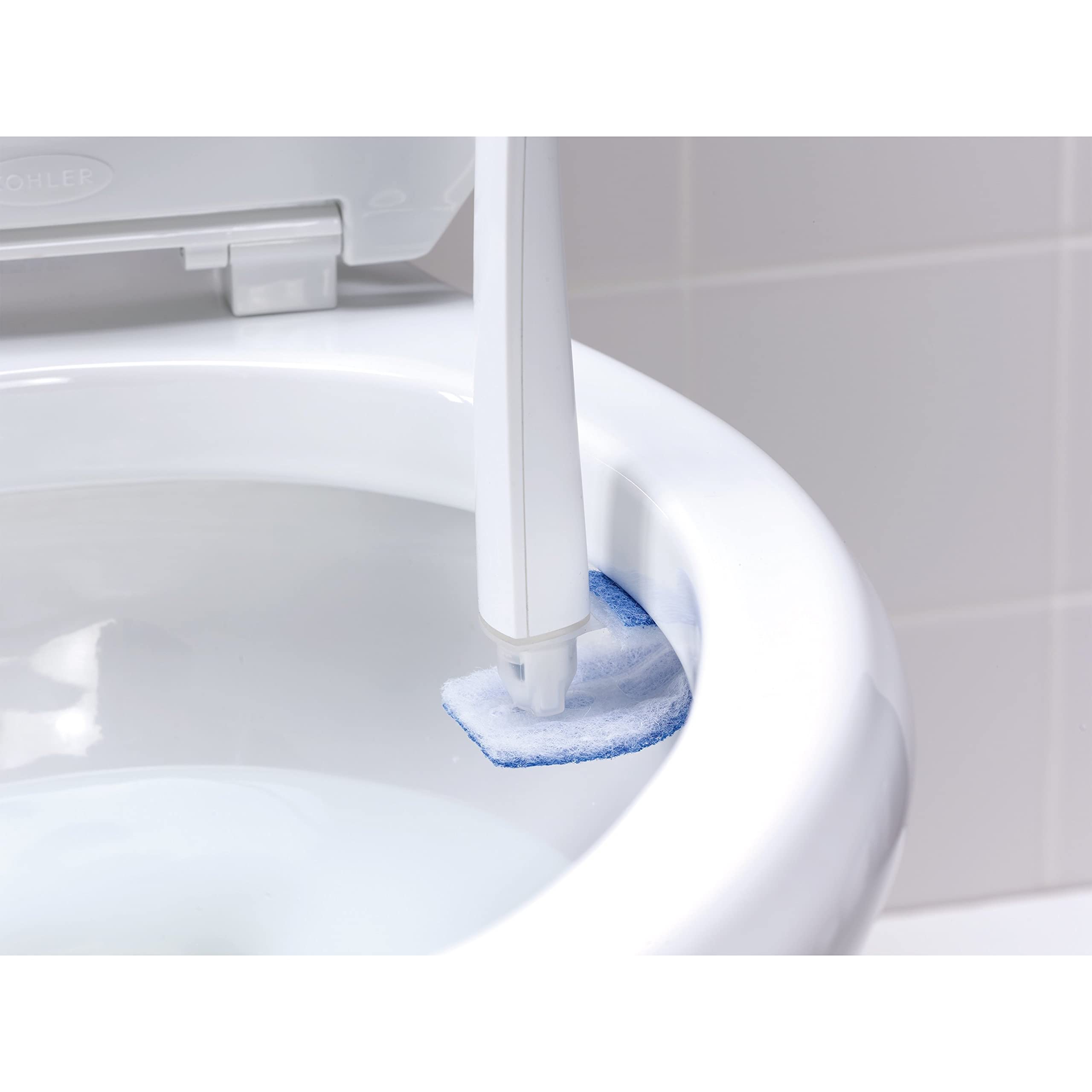 Scotch-Brite Disposable Toilet Scrubber Starter Kit, Disposable Refills with Built-In Bleach Alternative, Includes 1 Handle, Storage Caddy and 5 Refills - Image 17