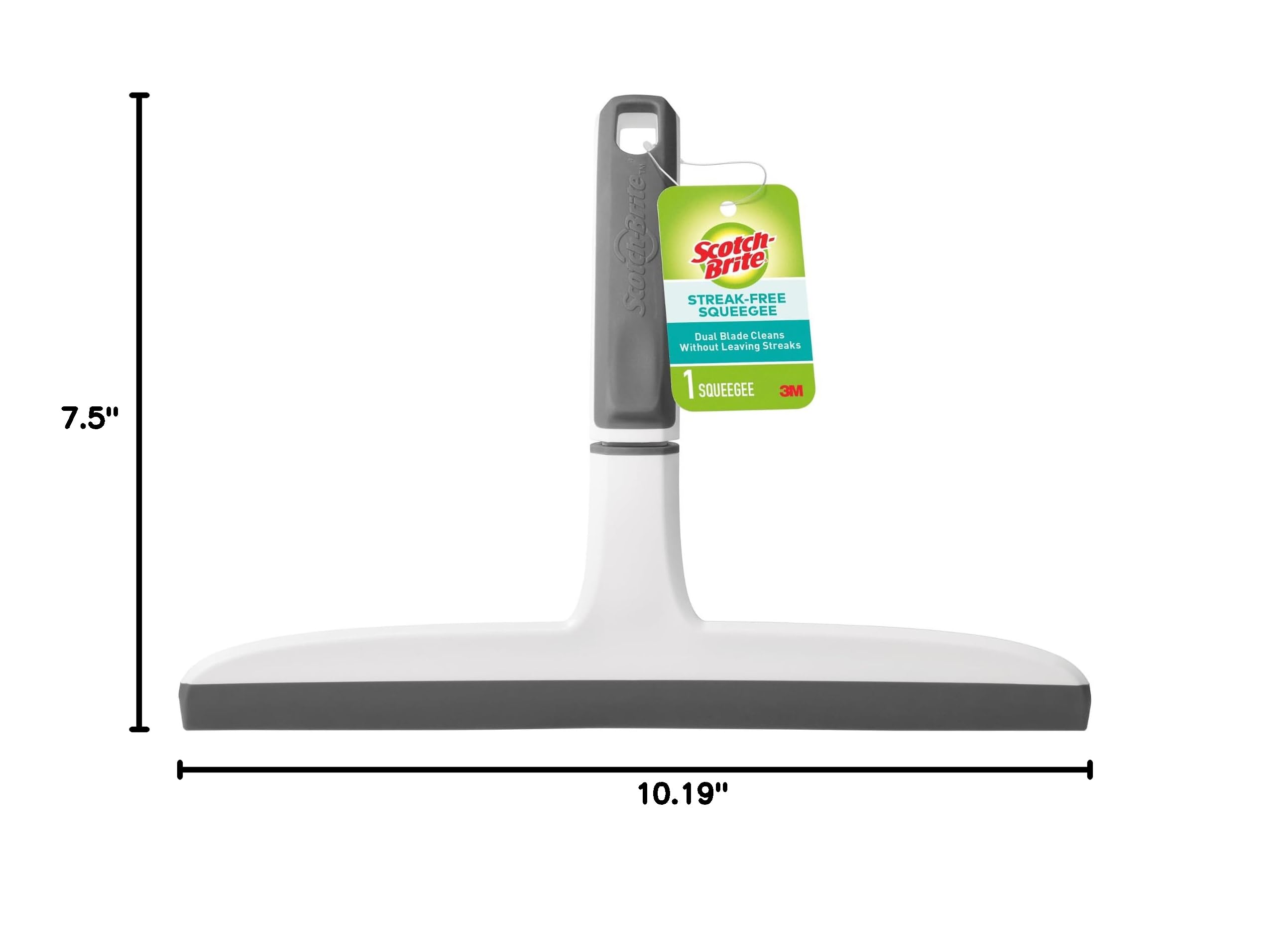 Scotch-Brite Dual Blade Squeegee, Safe on Mirrors, Glass Shower Doors, Windows and More, 4 Count - Image 10