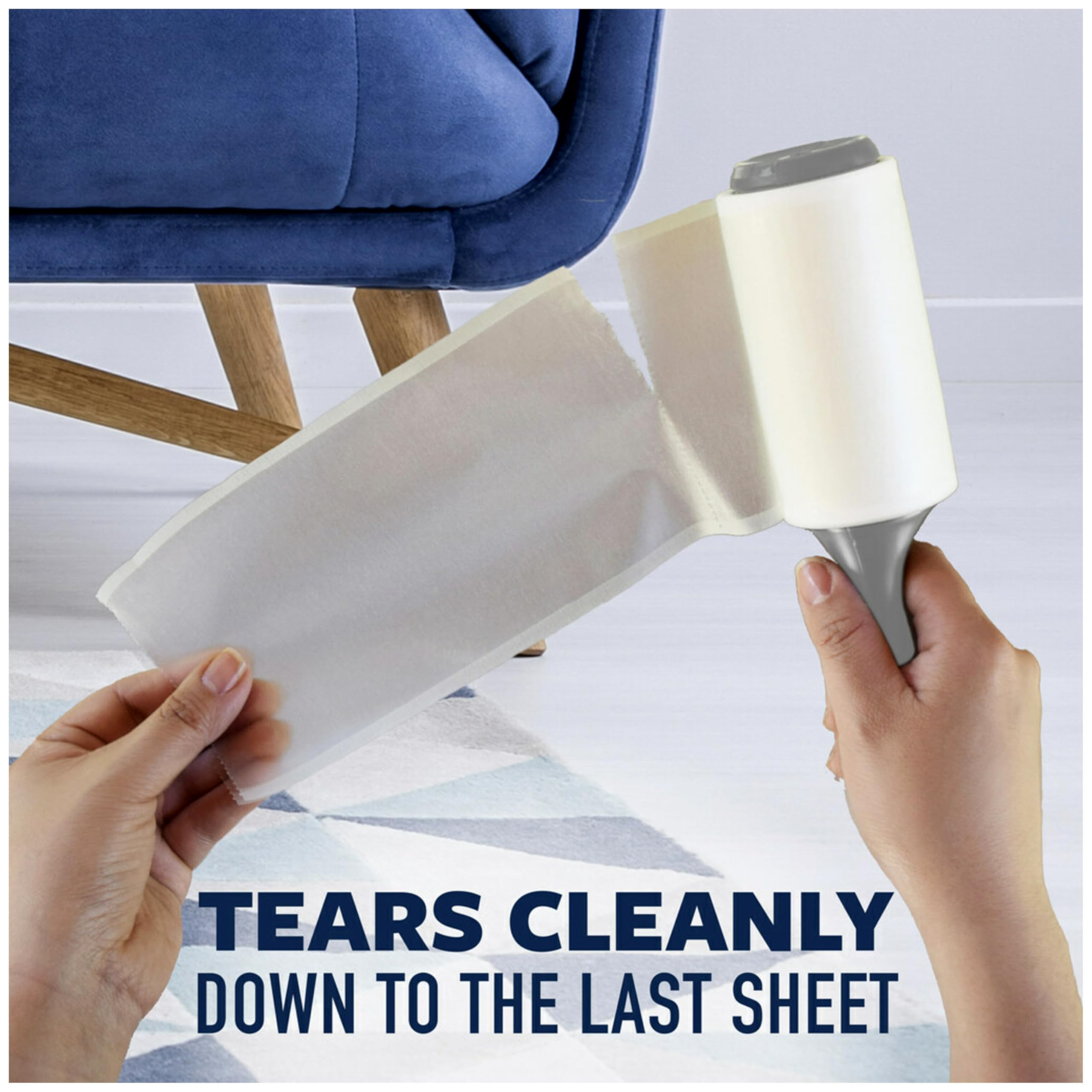 Scotch-Brite Everyday Clean Lint Roller Refills 6 Roller Refills 420 Sheets White - Image 5