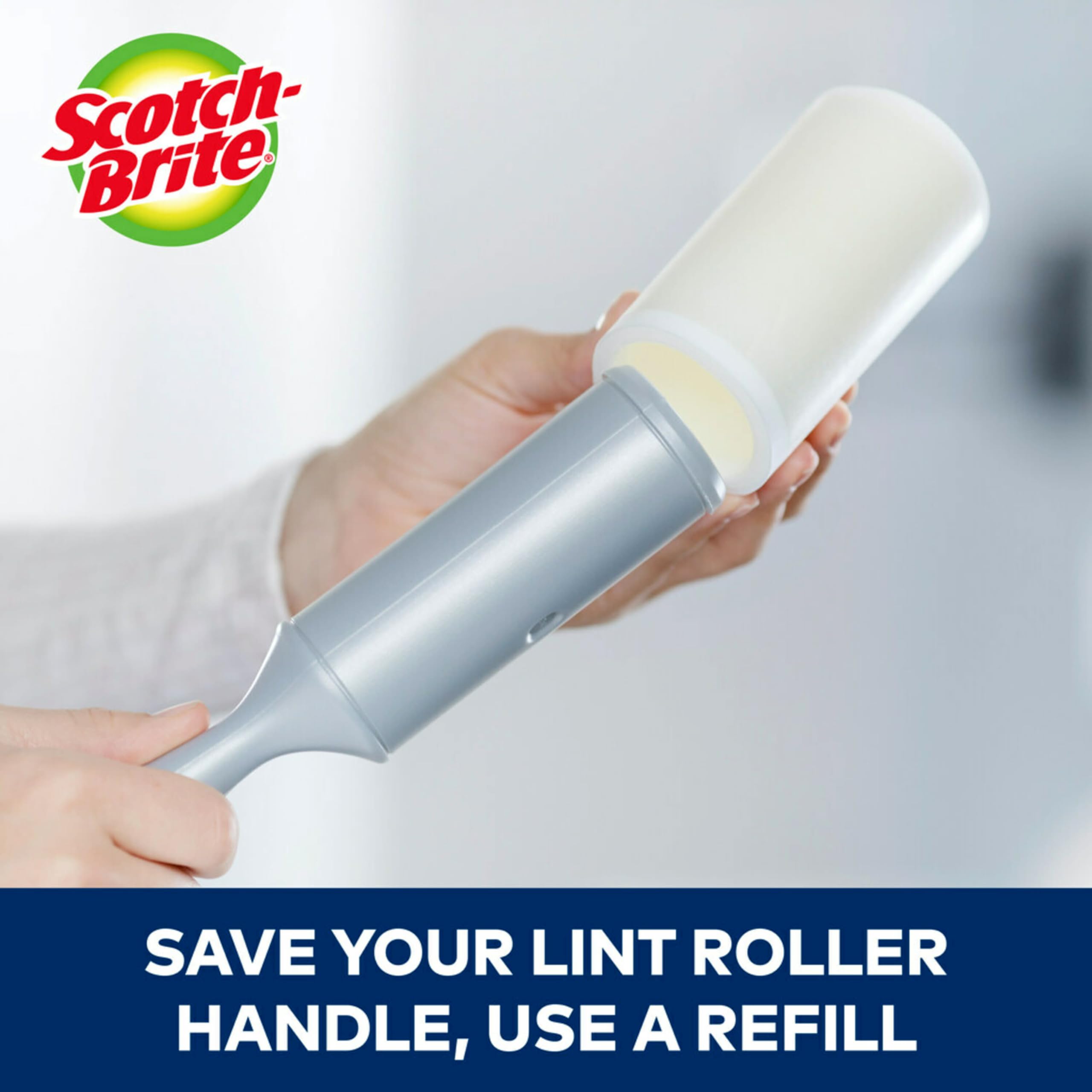 Scotch-Brite Extreme Clean Heavy Duty Lint Roller, Advanced Lint Removers for Larger Debris, Extra Sticky Lint Roller for Clothes, Pet Hair, Furniture, Cars, Offices, and More, 48 Sheets, 6 Pack - Image 7