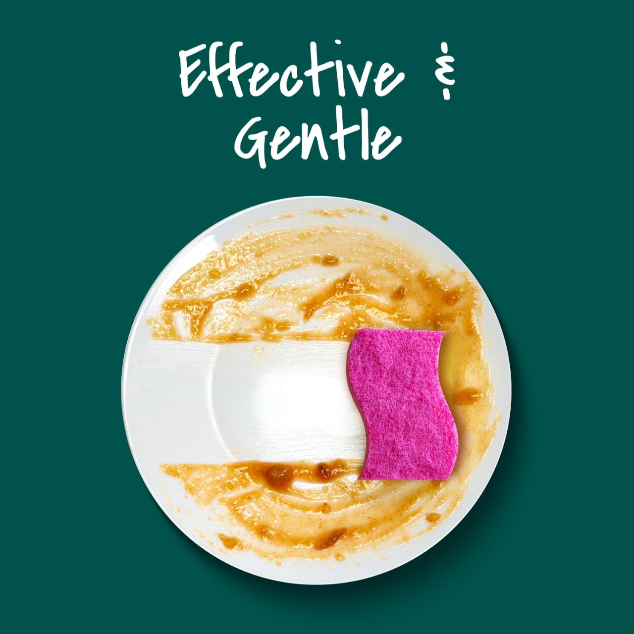 Scotch-Brite Gentle Clean Delicate Scrub Sponges, For Washing Dishes and Cleaning Kitchen, 3 Scrub Sponges - Image 4