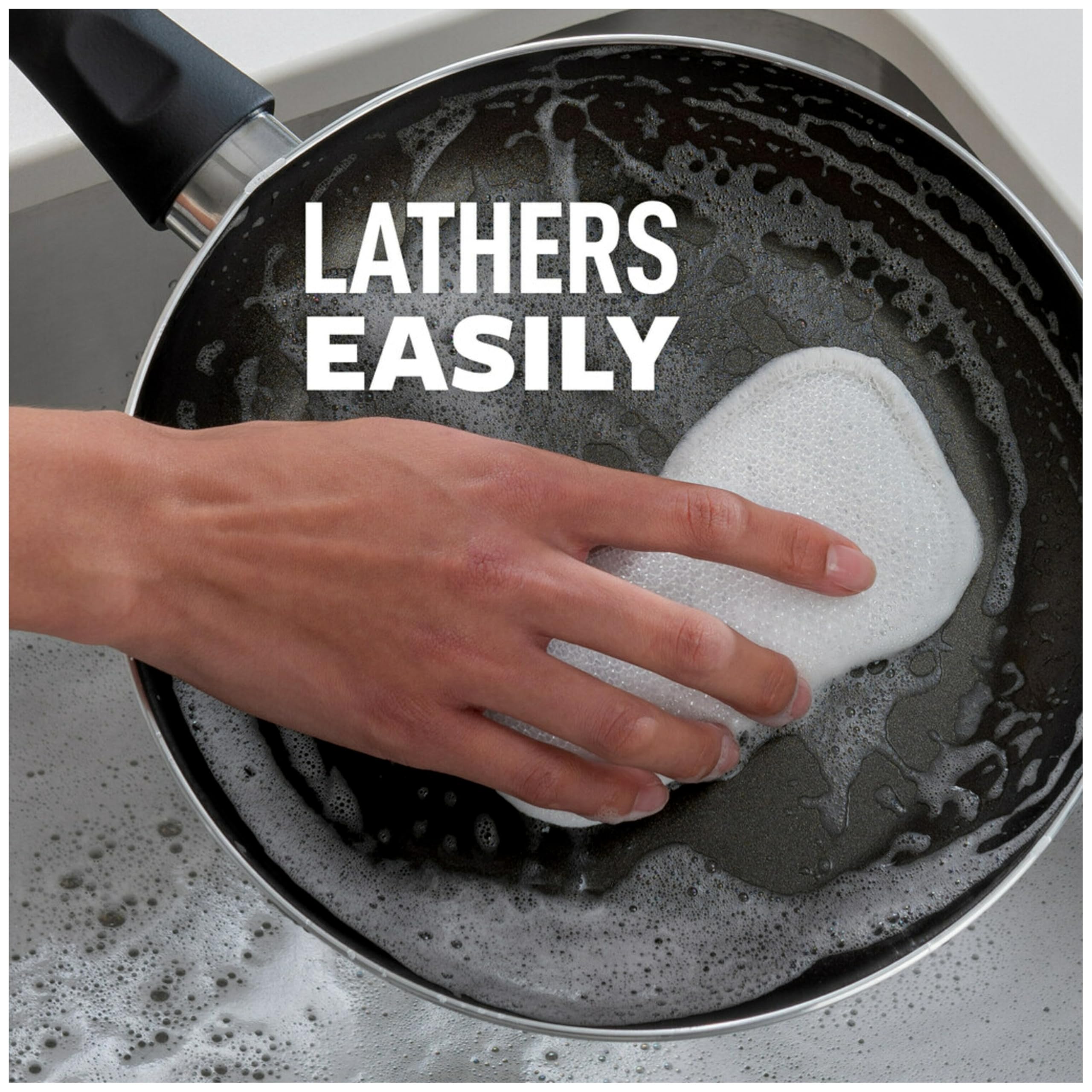 Scotch-Brite Greener Clean Dual Action Scrub & Wipe, 2 Flexible Dish Cloths for Washing Dishes and Kitchen, Safe on Nonstick Pots and Pans, Glassware, China, Tubs & Tile - Image 6