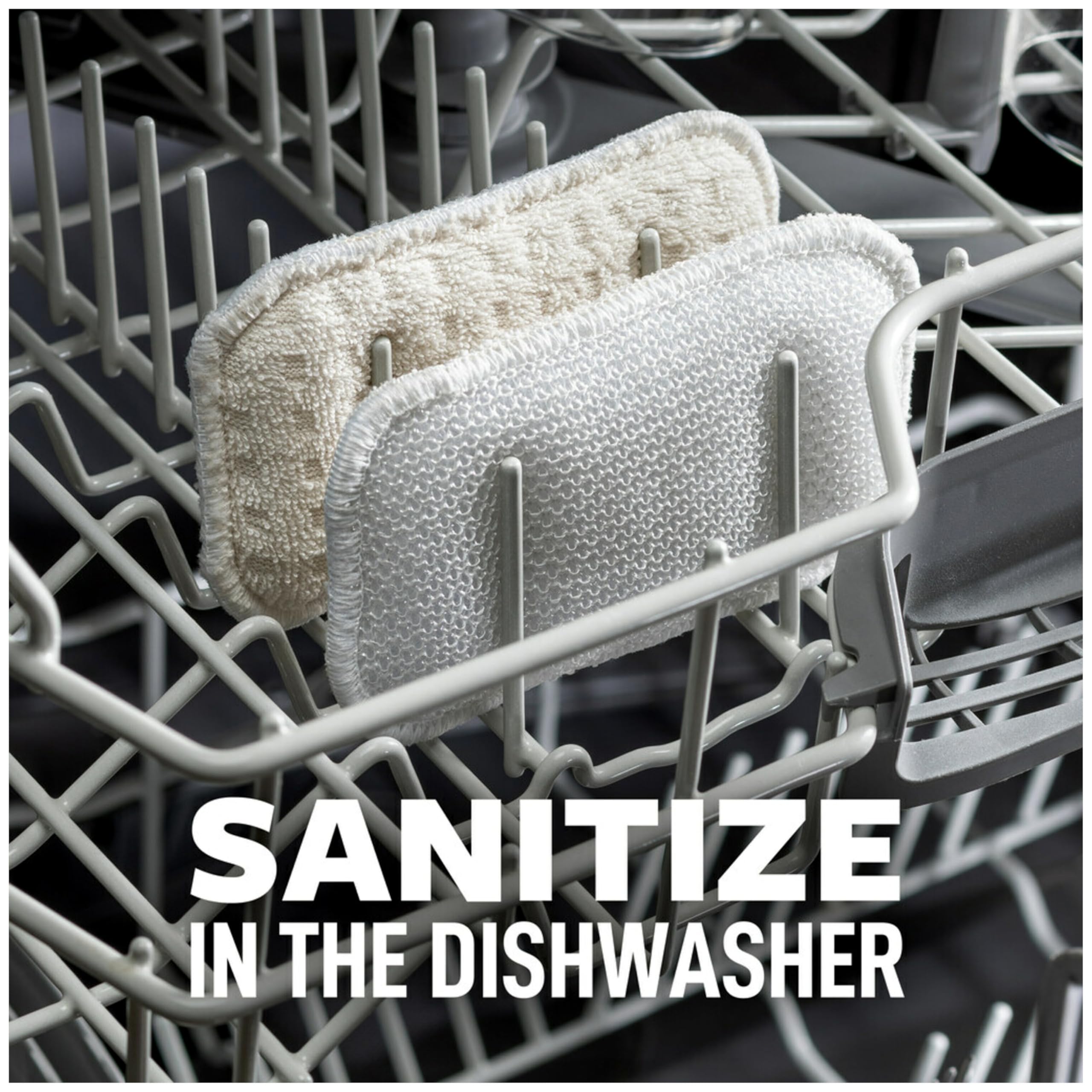 Scotch-Brite Greener Clean Dual Action Scrub & Wipe, 2 Flexible Dish Cloths for Washing Dishes and Kitchen, Safe on Nonstick Pots and Pans, Glassware, China, Tubs & Tile - Image 8