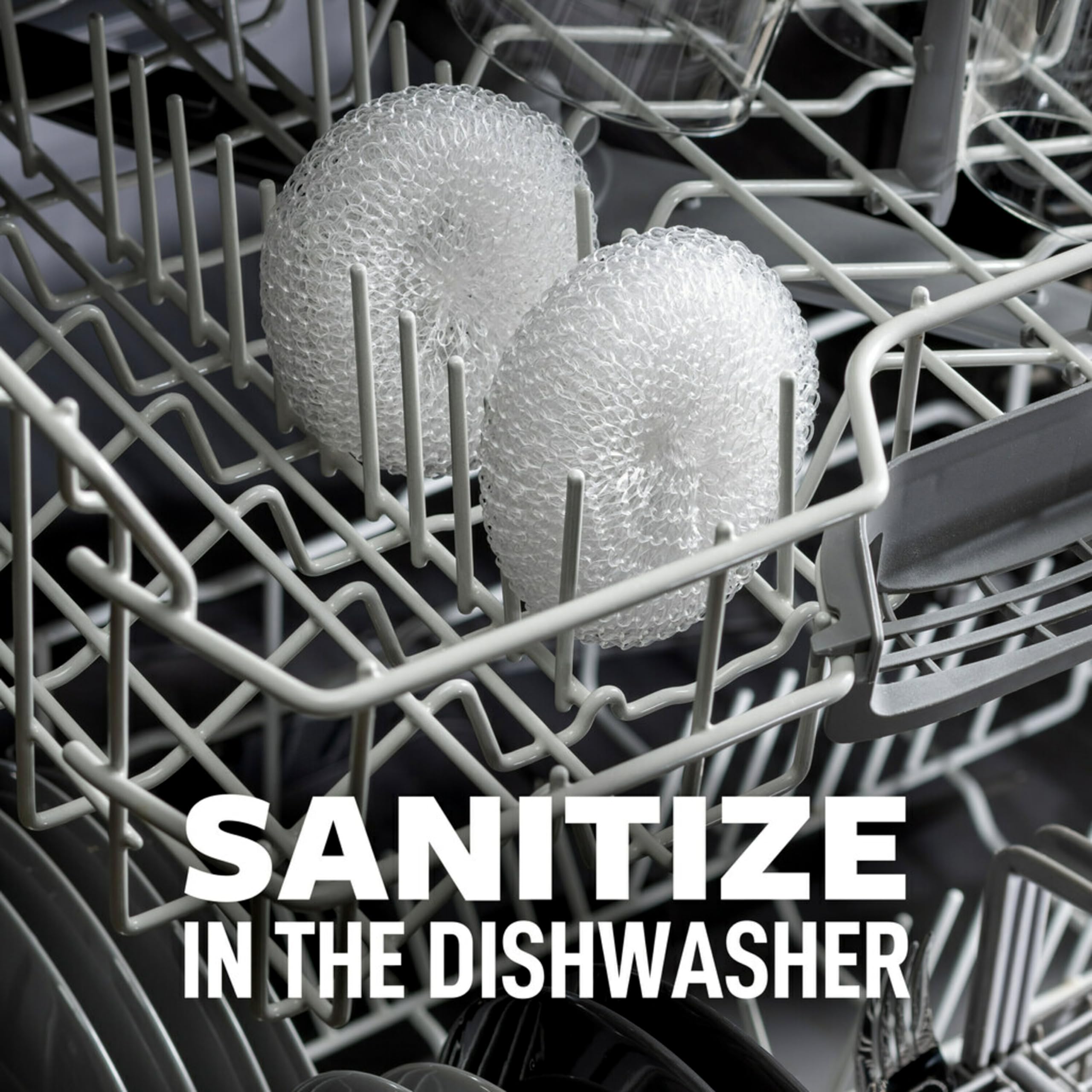 Scotch-Brite Greener Clean Recycled Scrubbing Circles, for Washing Dishes and Cleaning Kitchen, Superior Performance and Made with Sustainable Materials, Dishwasher Safe, 3 Scrubbing Circles - Image 7