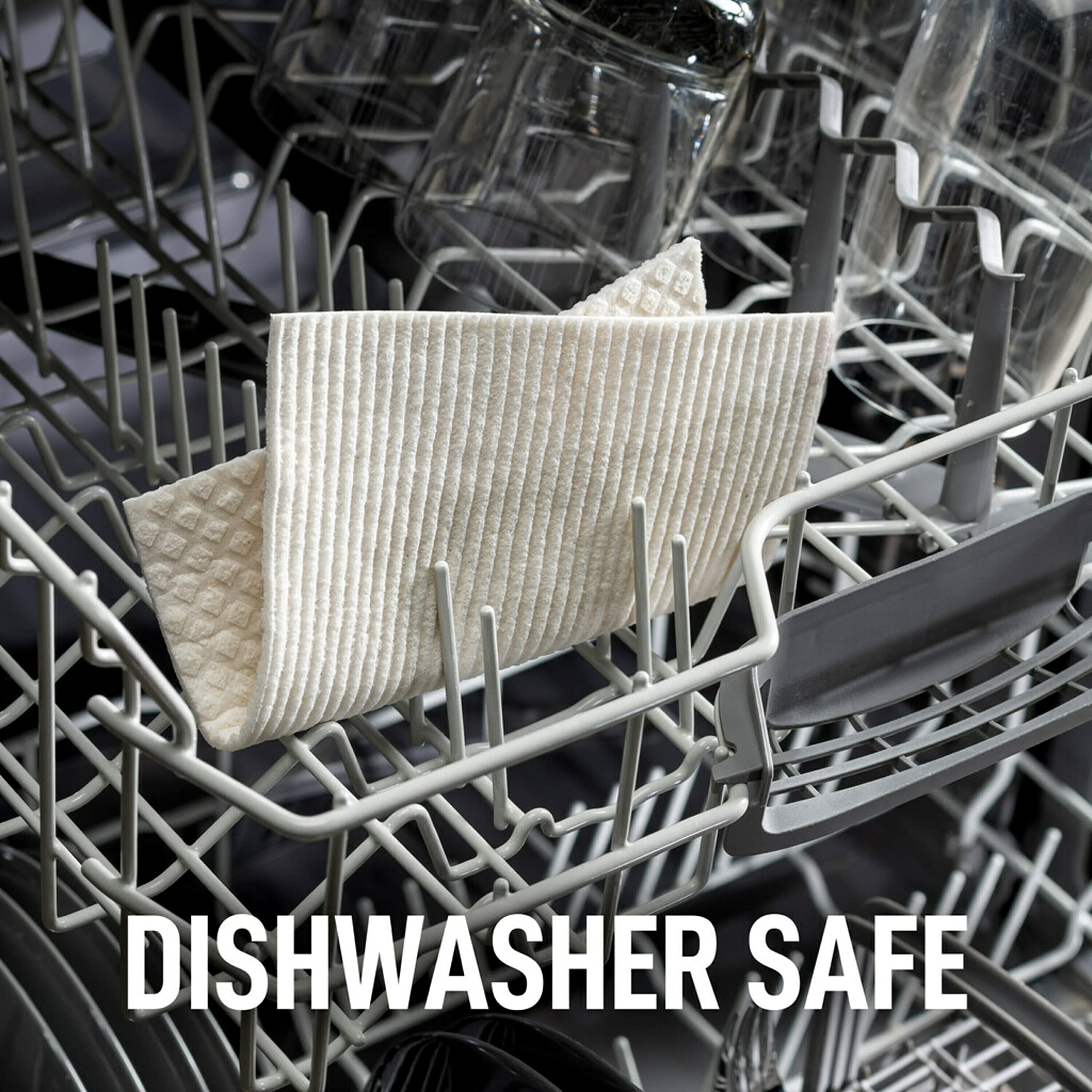 Scotch-Brite Greener Clean Sponge Cloth, Dish Cloths for Washing Dishes, Cleaning Kitchen and More, Superior Performance, Made from Sustainable Materials, Plant-Based Kitchen Cleaning Cloths, 2 Cloths - Image 9