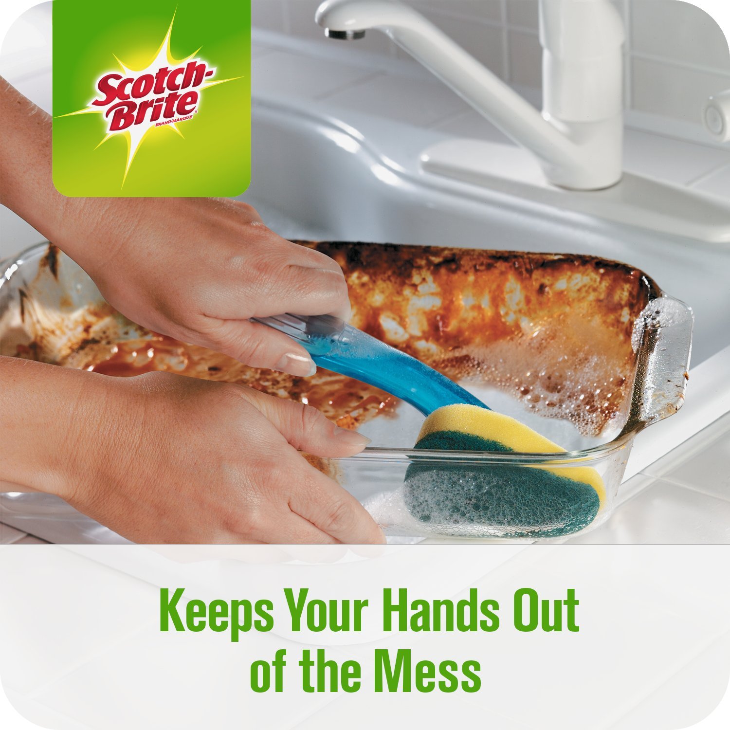 Scotch-Brite Heavy Duty Dishwand Refills, Keep Your Hands Out of Dirty Water, 2 Refills (Pack of 2) - Image 10