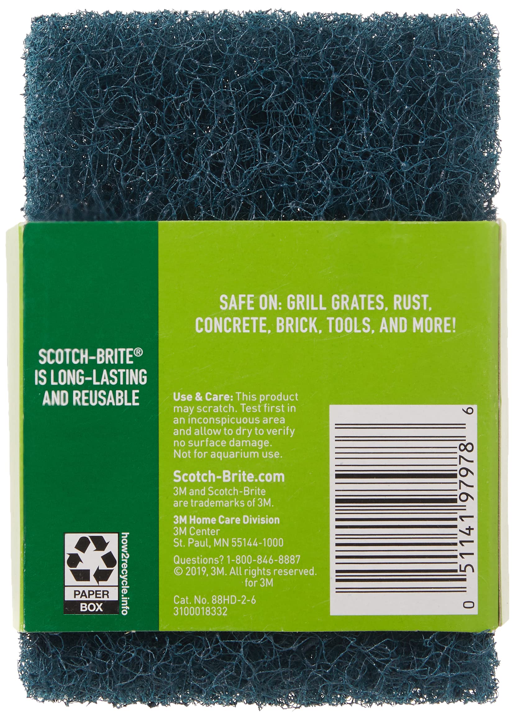 Scotch-Brite Heavy Duty Industrial Strength Scour Pad, 2 Scour Pads - Image 3