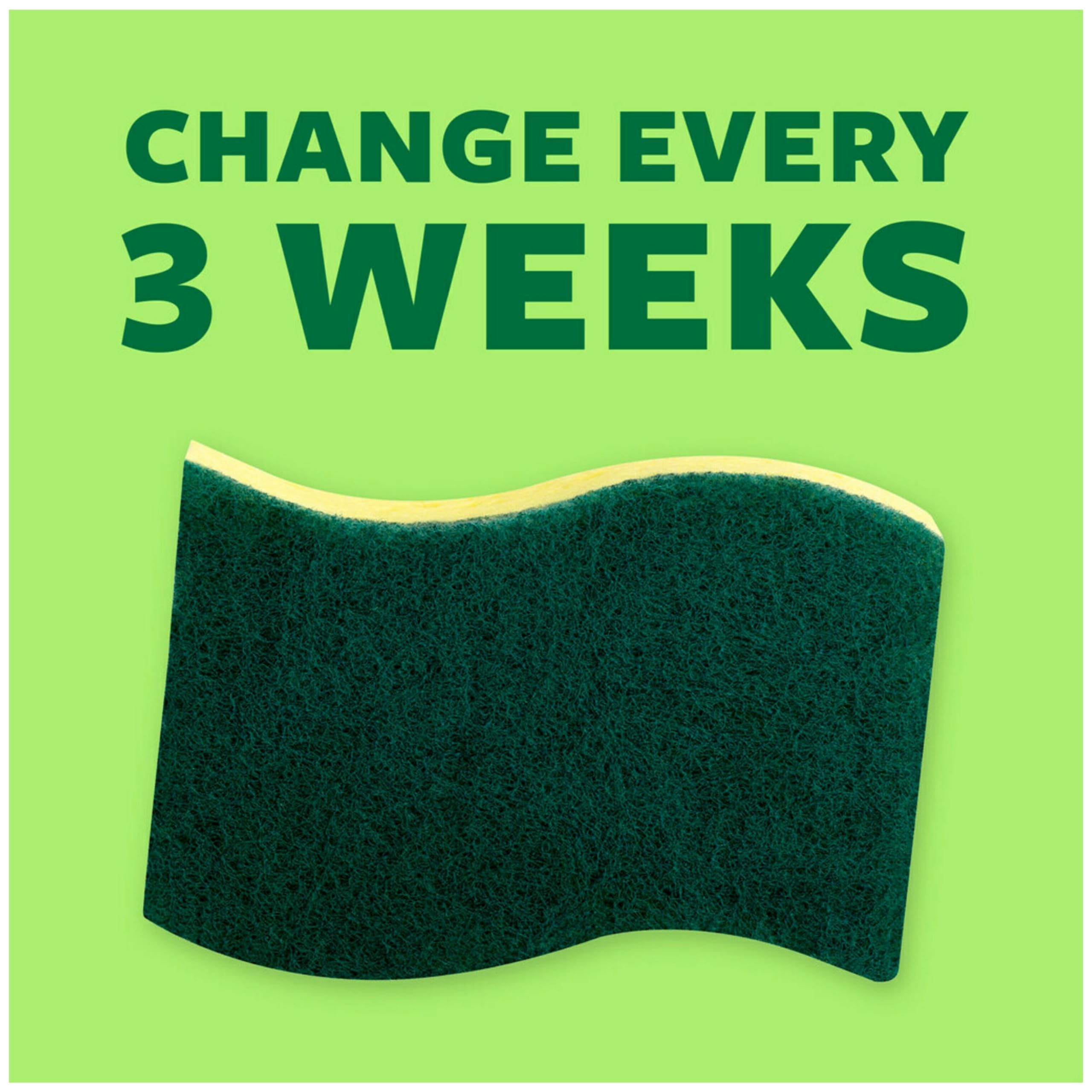 Scotch-Brite Heavy Duty Scrub Sponges, Sponges for Cleaning Kitchen and Household, Heavy Duty Sponges Safe for Non-Coated Cookware, 36 Scrubbing Sponges - Image 7