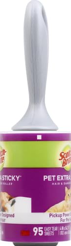 Scotch-Brite Lint Roller, 95 Sheets | Extra Sticky | Pet Hair | Pack of 2 - Image 3