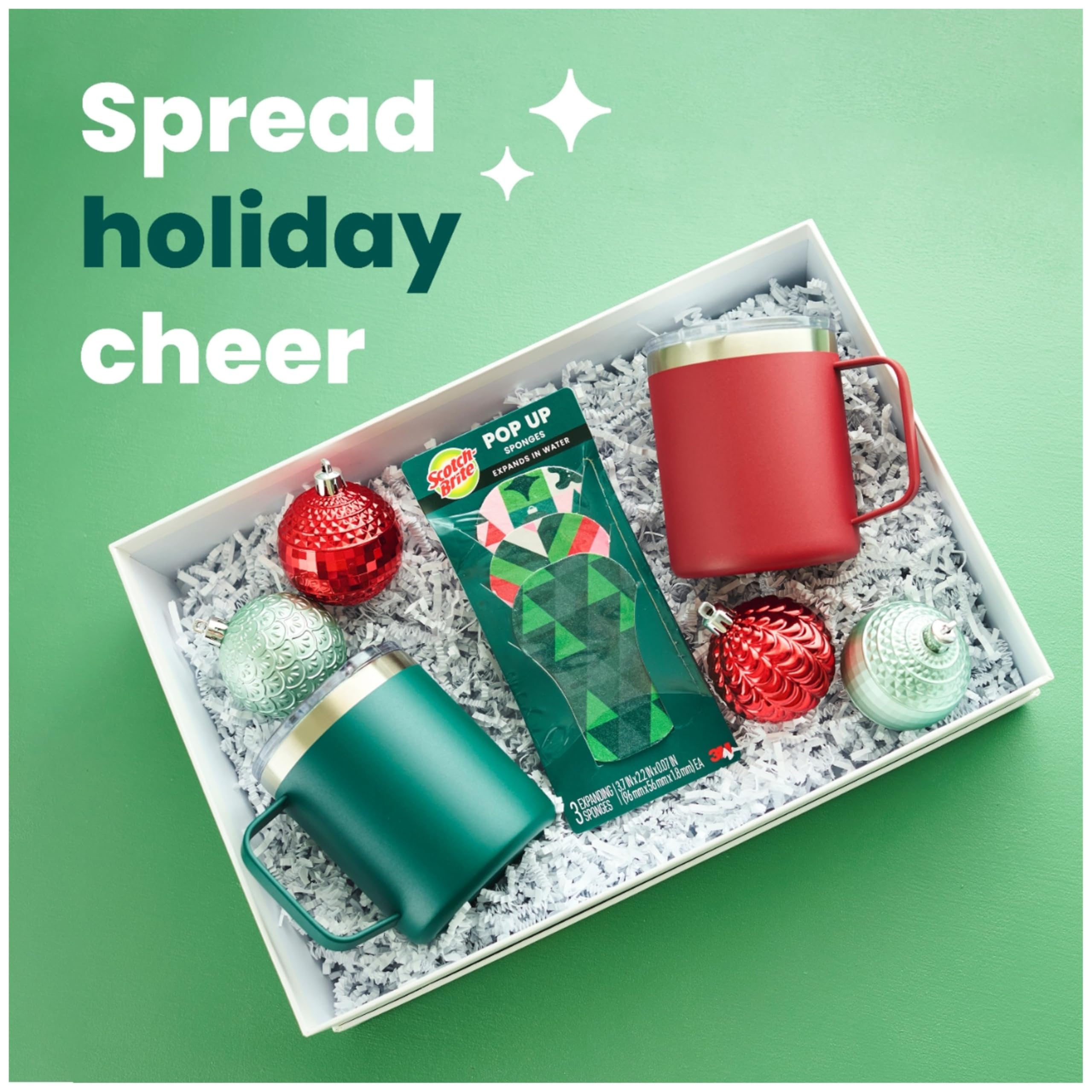 Scotch-Brite Modern Merry Pop-Up Sponges 3 Pack - Image 4