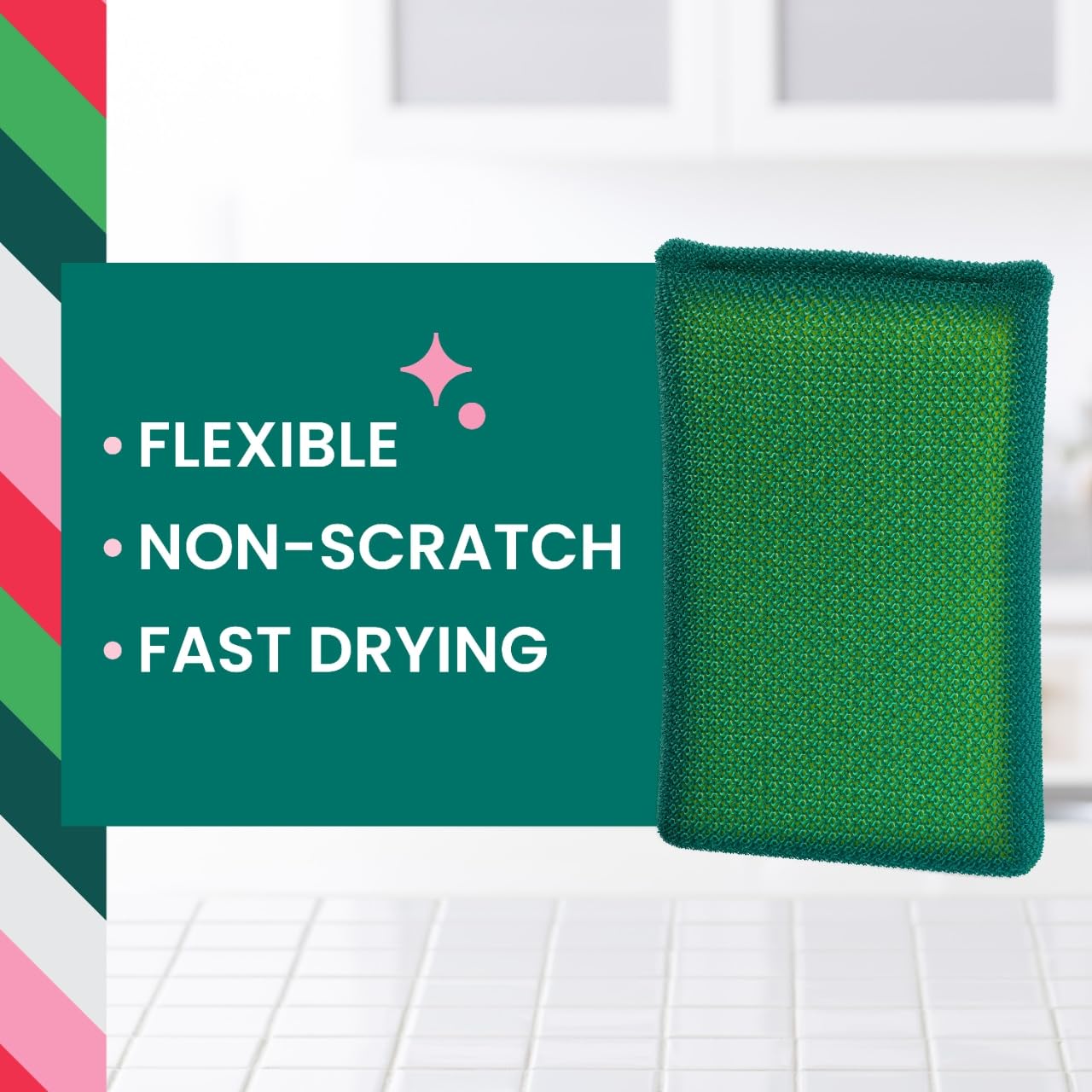 Scotch-Brite Modern Merry Single Green Dobie 1-Pack - Image 2