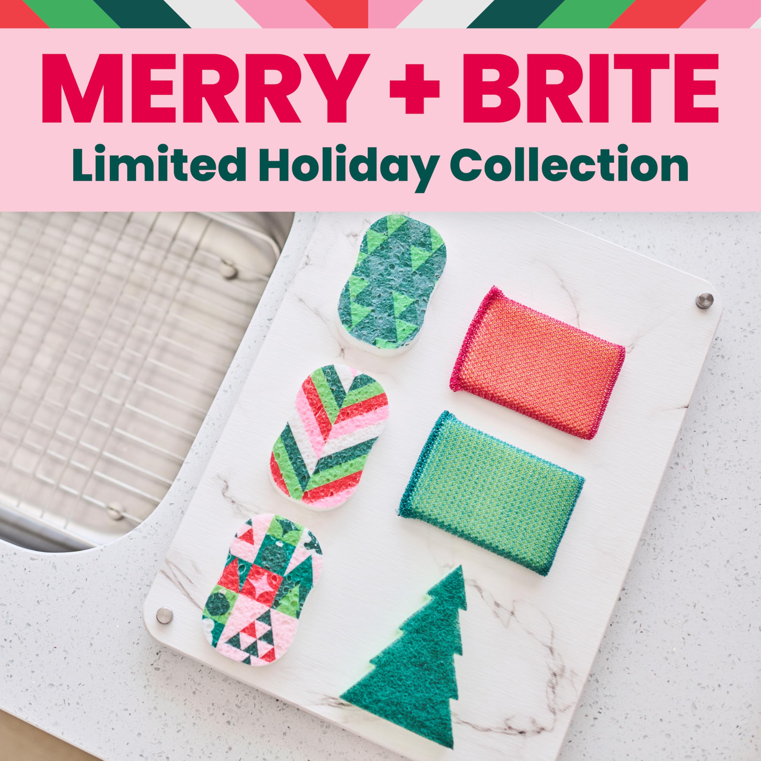 Scotch-Brite Modern Merry Single Red Dobie 1-Pack - Image 10