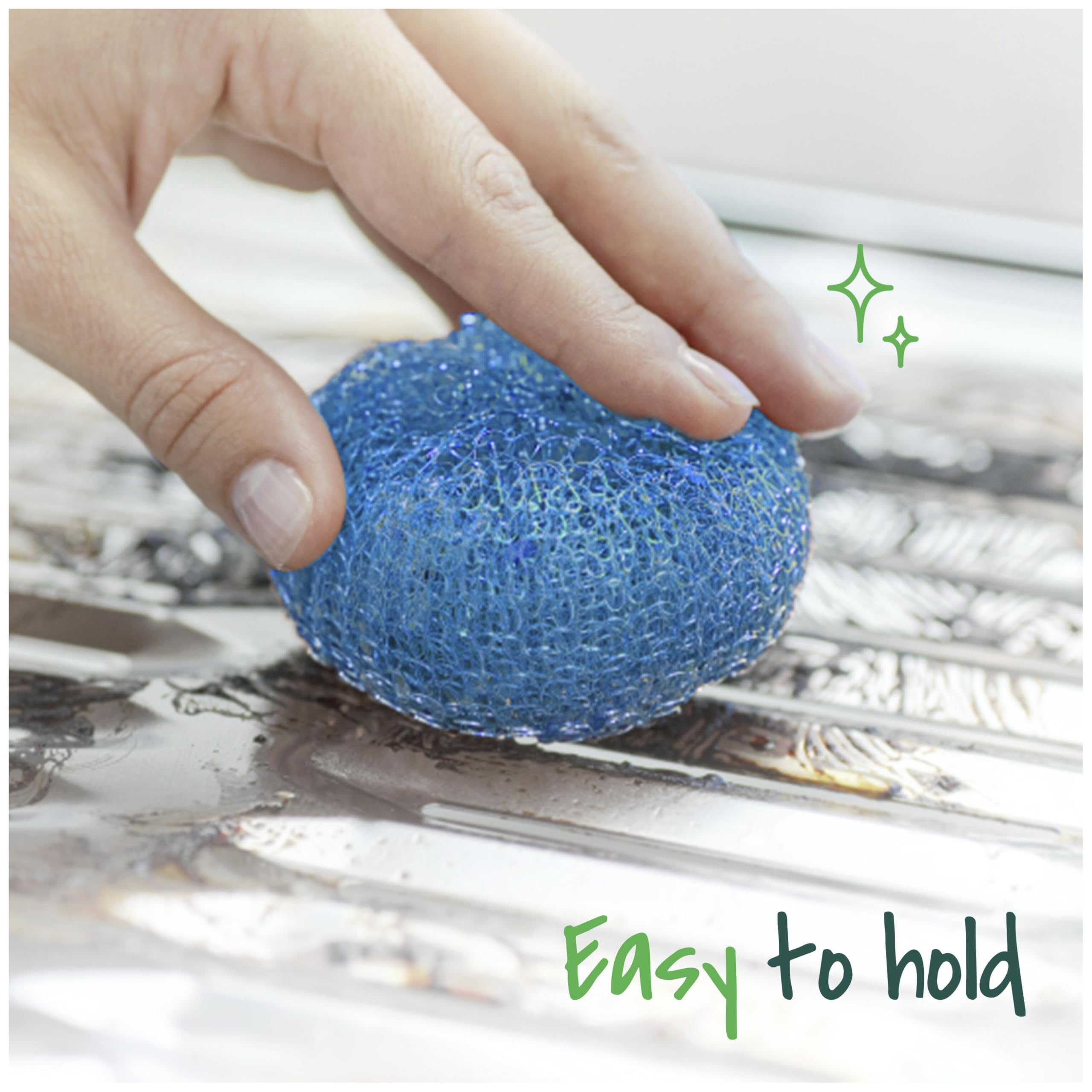 Scotch-Brite Non-Scratch Plastic Scrubbing Pads, Cleans Dishes Without Scratching, 3 Scrubbing Pads - Image 4