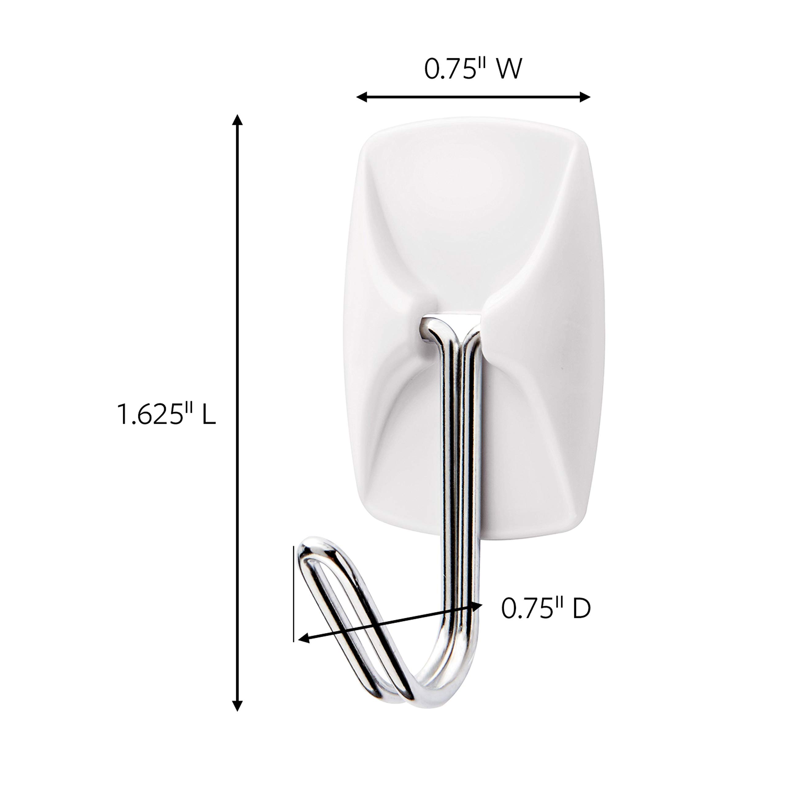 Scotch-Brite Pot Pan & Dish Brush (4 Count) + Command Small Wire Hooks, White (4 Hooks, 5 Strips) - Image 7
