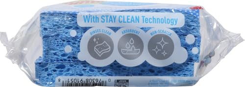 Scotch-Brite Scrub Dots Non-Scratch Scrub Sponge, Rinses Clean, for Washing Dishes and Cleaning Kitchen, 3 Scrub Sponges (Pack of 2) - Image 13