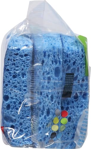 Scotch-Brite Scrub Dots Non-Scratch Scrub Sponge, Rinses Clean, for Washing Dishes and Cleaning Kitchen, 3 Scrub Sponges (Pack of 2) - Image 15