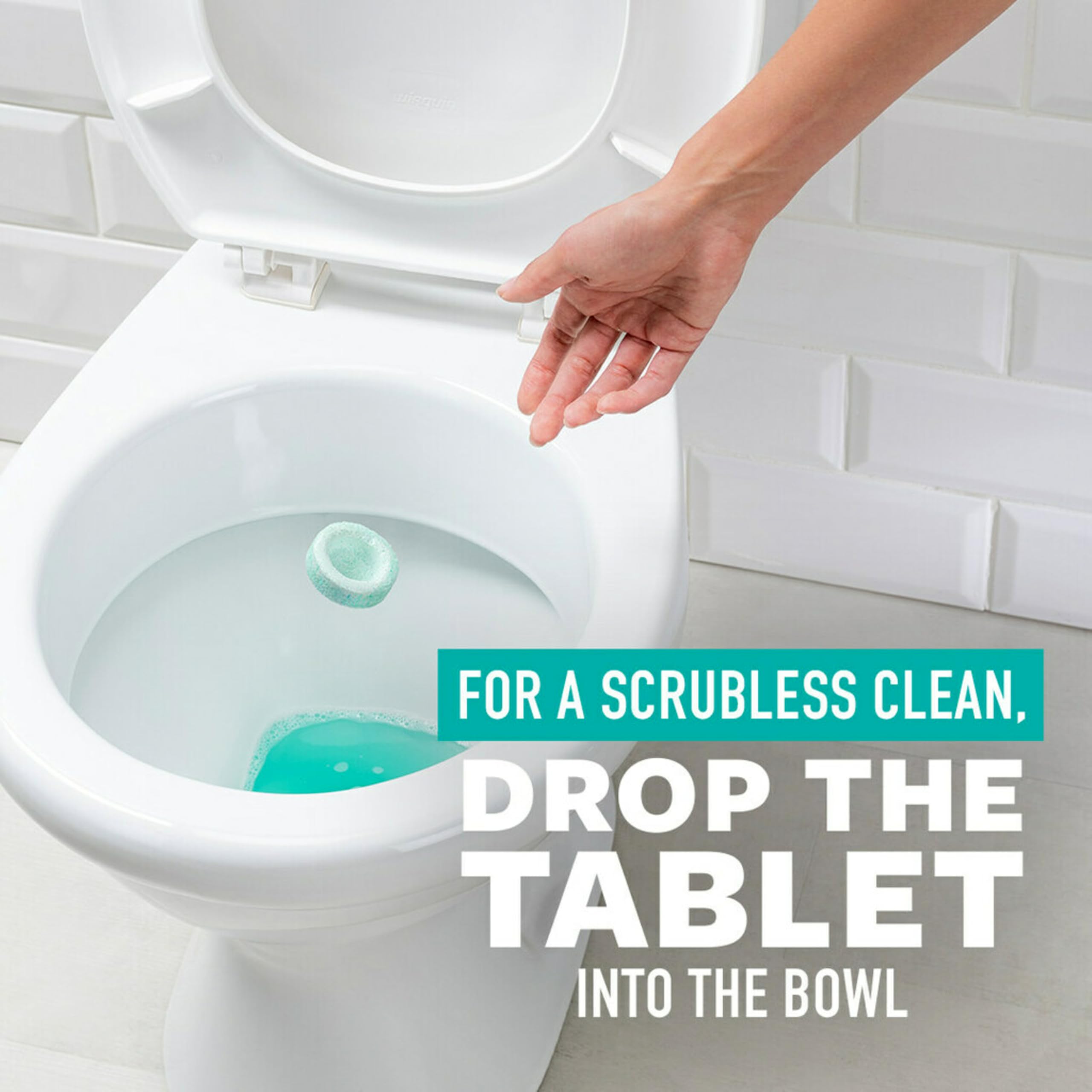 Scotch-Brite Scrub & Drop Toilet Cleaning System Refills, Dissolvable Toilet Bowl Cleaner Scrub Pad Tablets, 6 Disposable Refills - Image 6
