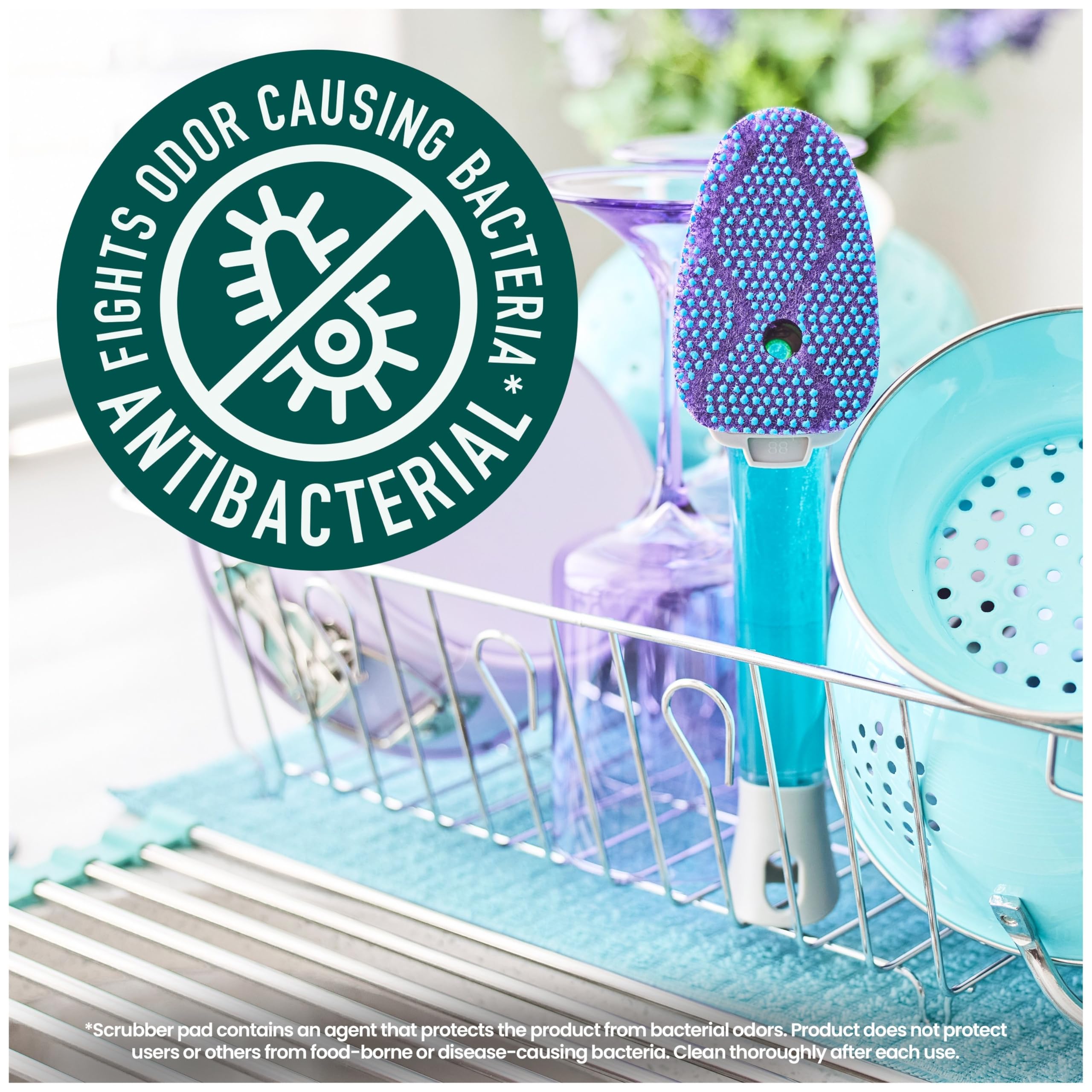 Scotch-Brite Soap Control Odor Resist Non Scratch Dishwand, 1 pack - Image 4
