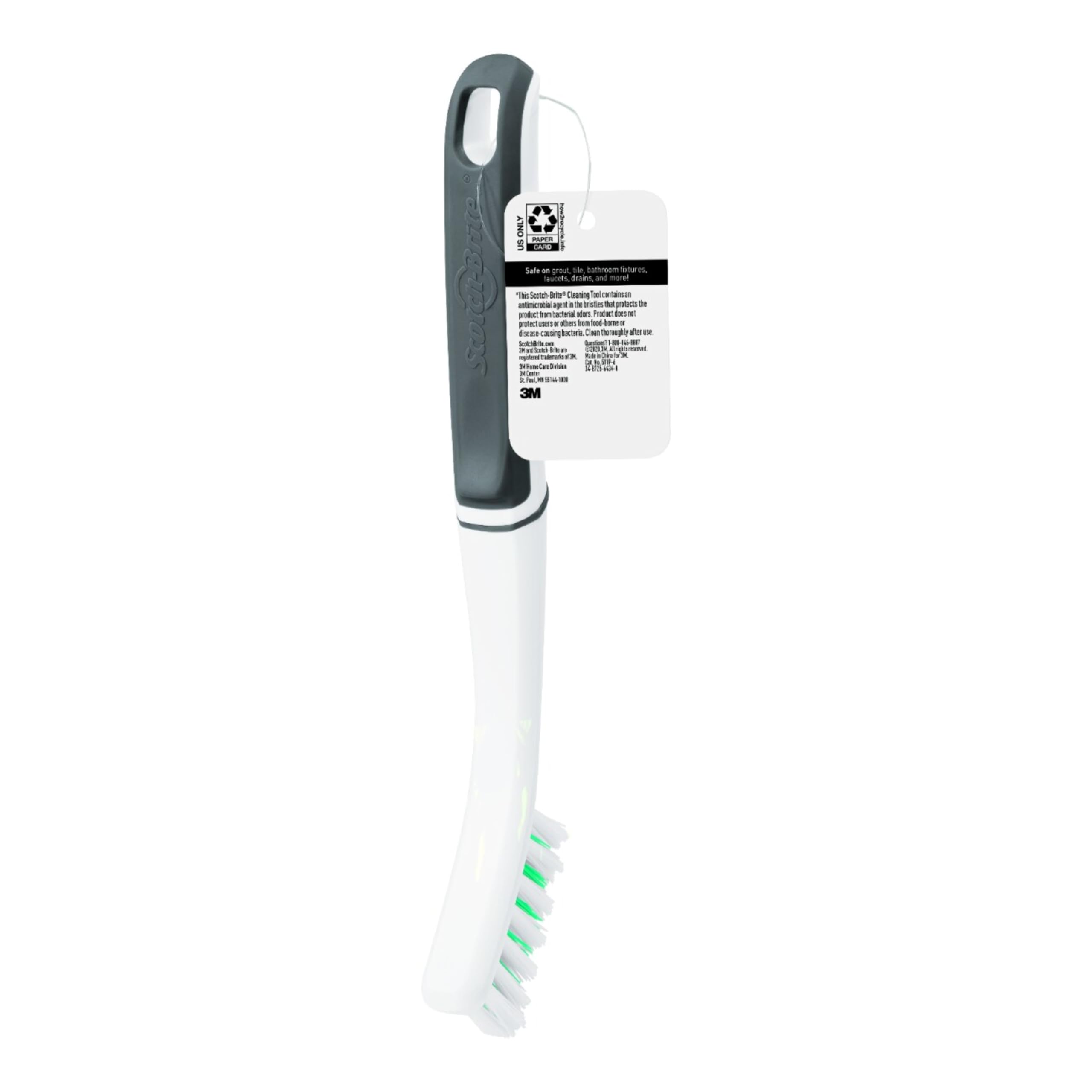 Scotch-Brite Tile & Grout Brush, Strong Bristles to Scrub Away Grime, 6 Count - Image 8