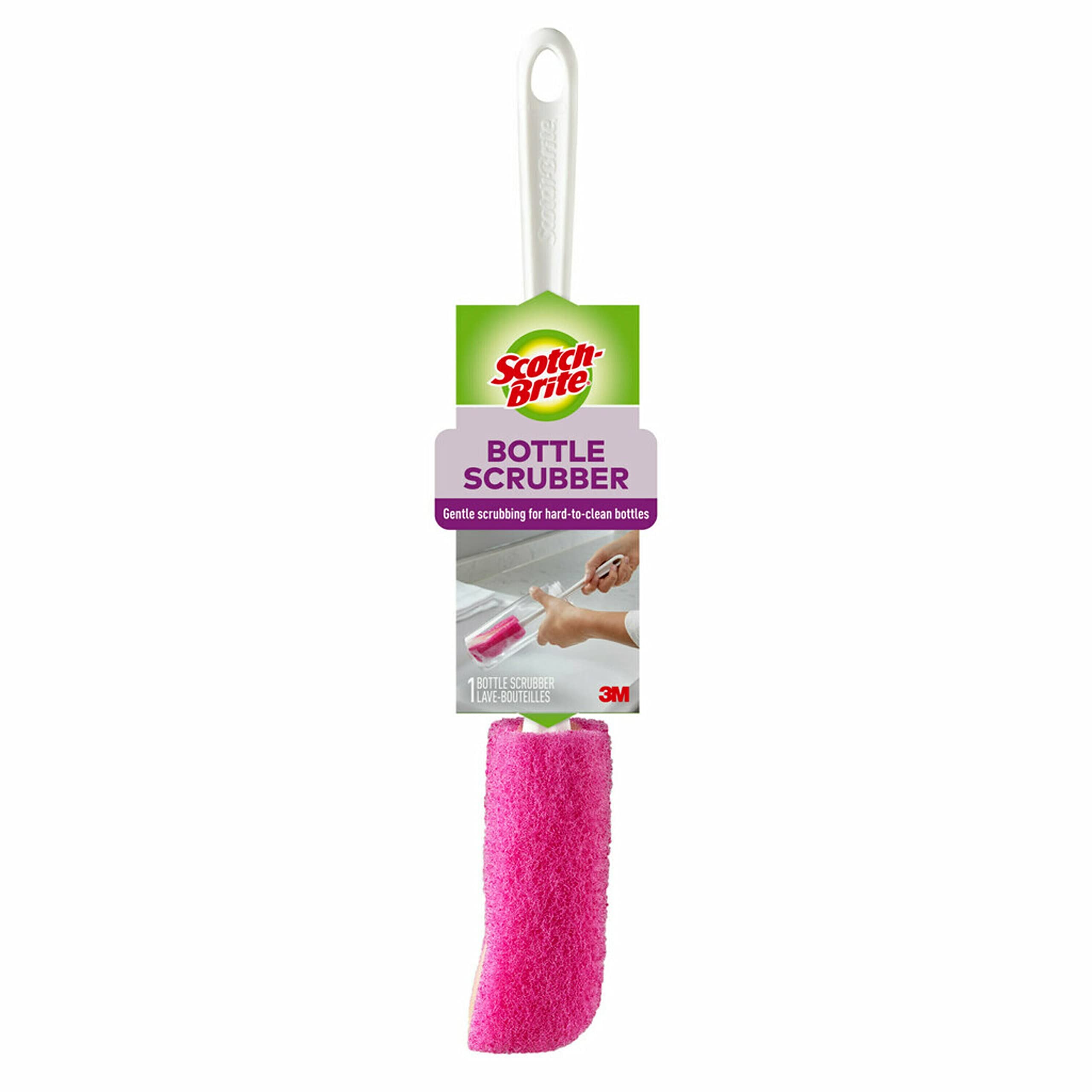 Scotch-Brite Water Bottle Scrubber, Safe On Glass, Plastic and Stainless Steel (Pack of 2) - Image 2