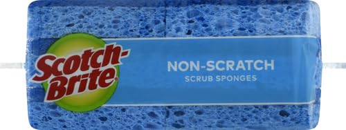 Scotch-Brite Zero Scratch Scrub Sponges, 6 Kitchen Sponges for Washing Dishes and Cleaning The Kitchen and Bath, Non-Scratch Sponge Safe for Non-Stick Cookware (Pack of 2) - Image 13