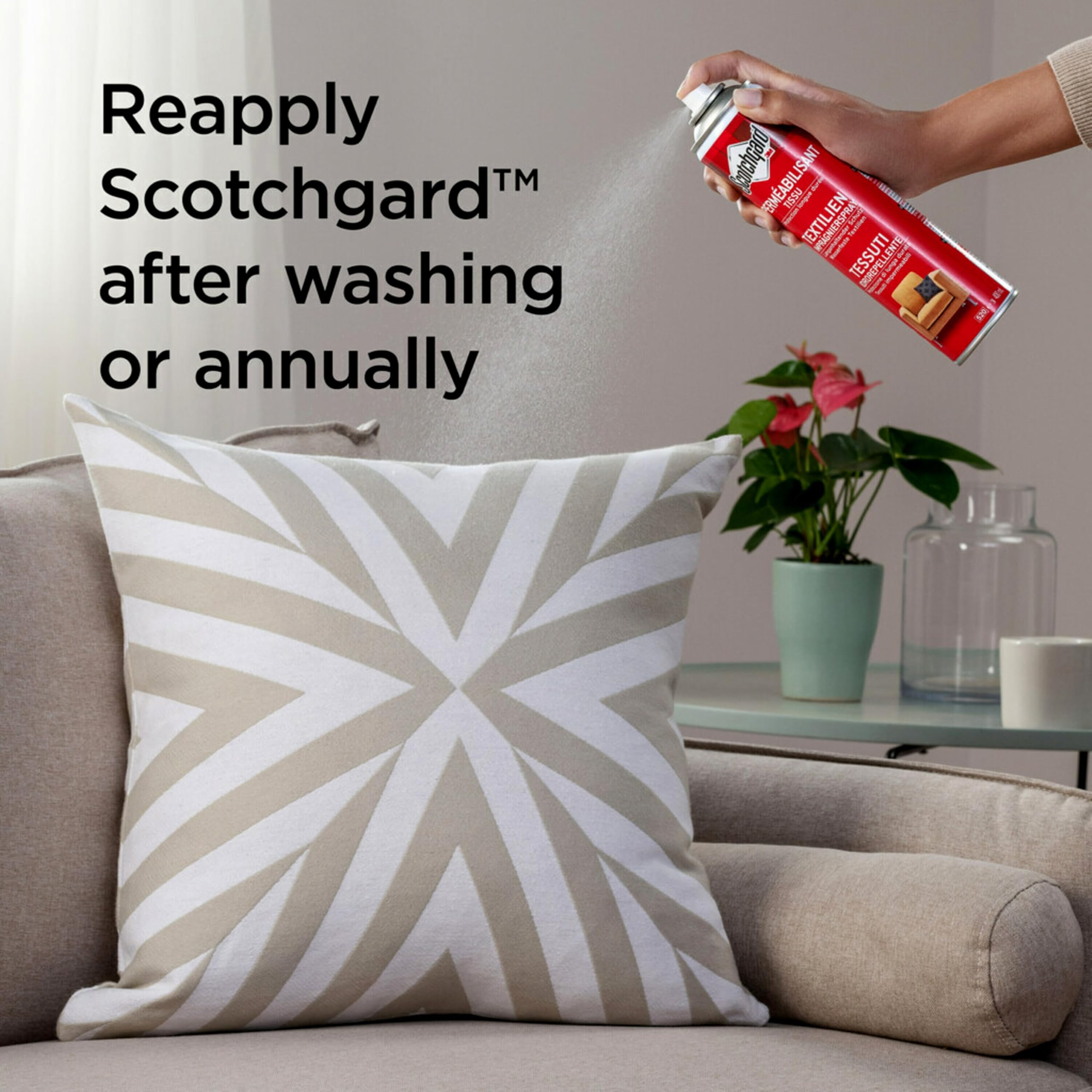 Scotchgard Fabric Water Shield, Water Repellent Spray for Spring and Summer Clothing and Household Upholstery Items, Long-Lasting Protection for Seasonal Fabric, Two 10 Oz Cans (Pack of 2) - Image 7